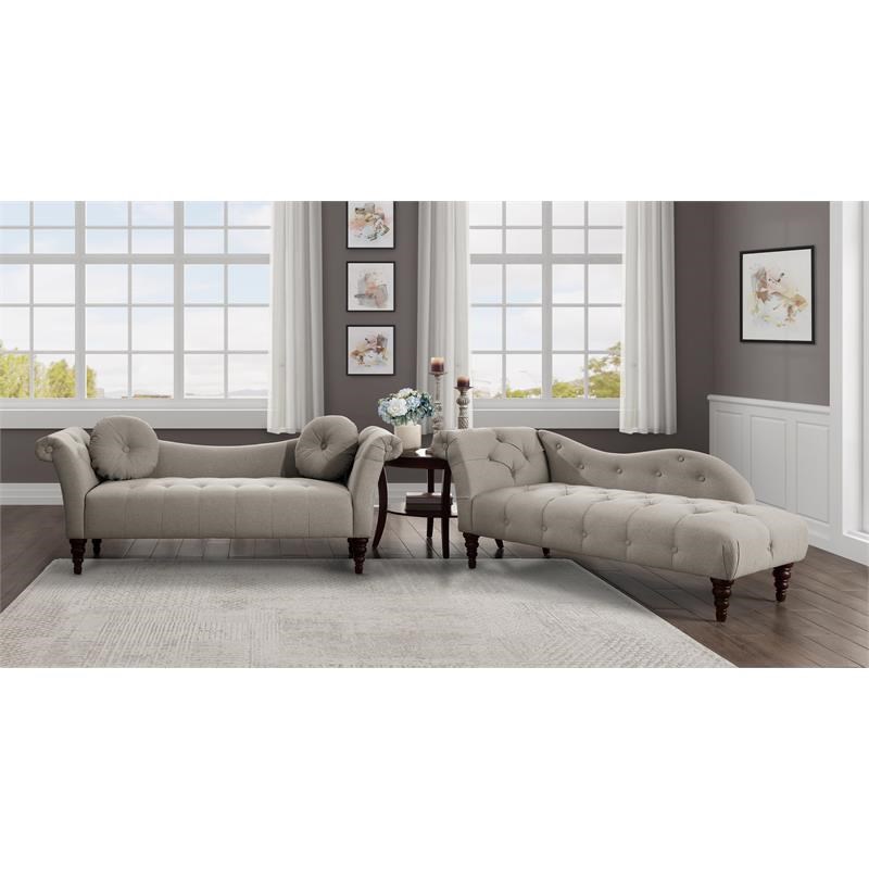 Lexicon Westridge Upholstered Settee with 2 Pillows 75 W Brown 